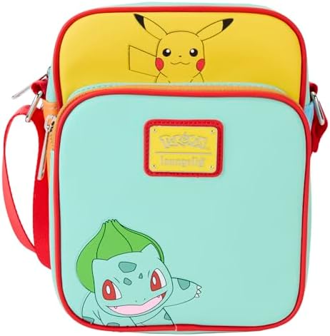 Bioworld Pokemon First Generation Faces Women's White Crossbody
